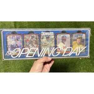1987 Donruss Opening Day Baseball Card Complete Set Barry Bonds RC Sealed NM/MT